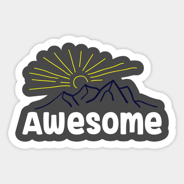 Awesome Sticker by DANPUBLIC